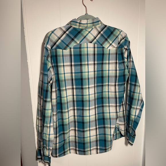 Levi's Men's plaid Western style shirt -Size M - Picture 3 of 7